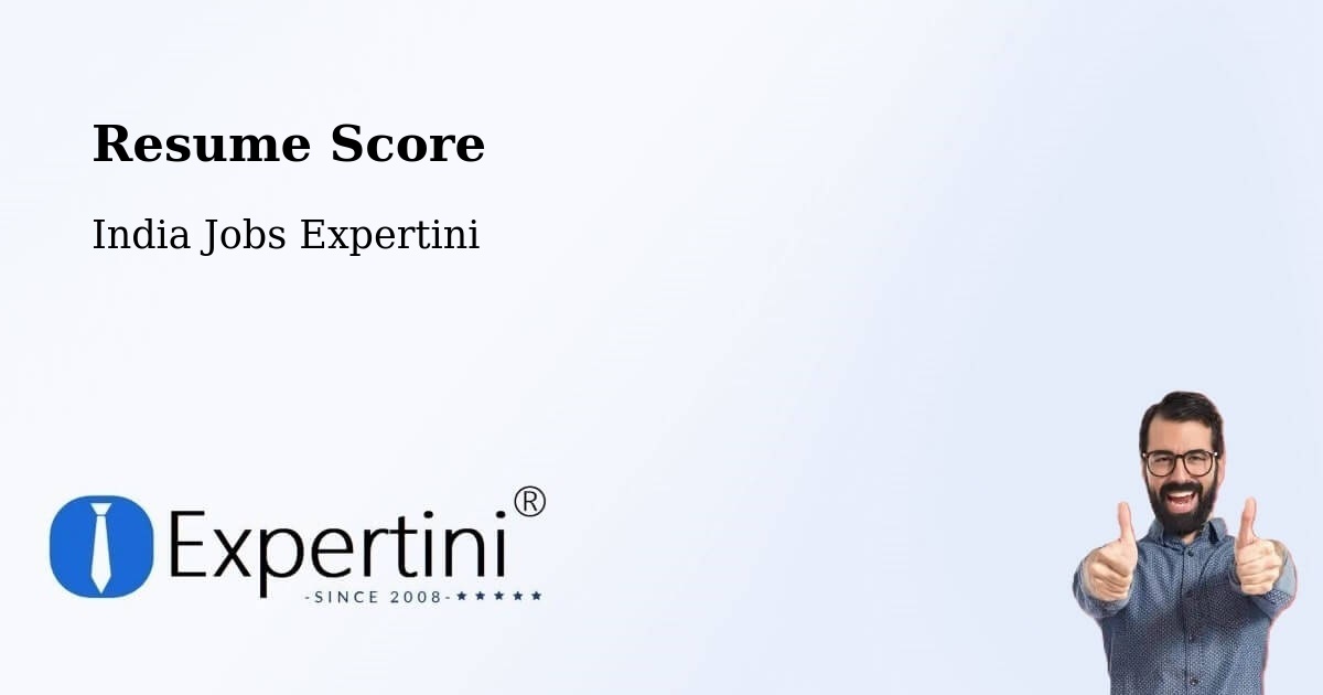 Resume Score & Job Description Match Tool – Ranchi - India Jobs Expertini